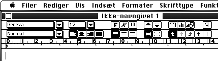 Screenshot af Microsoft Word